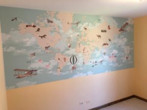installing digital wall murals - wallpaper installers chicago