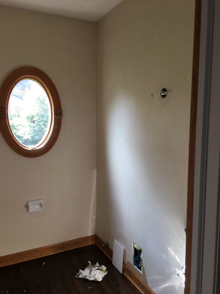 wallpaper removed - remove bathroom wallpaper