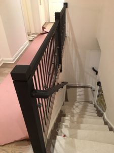 painted oak handrails