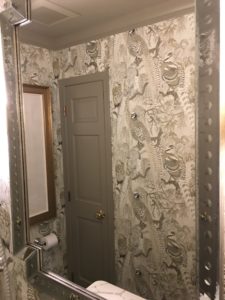 powder room wallpaper
