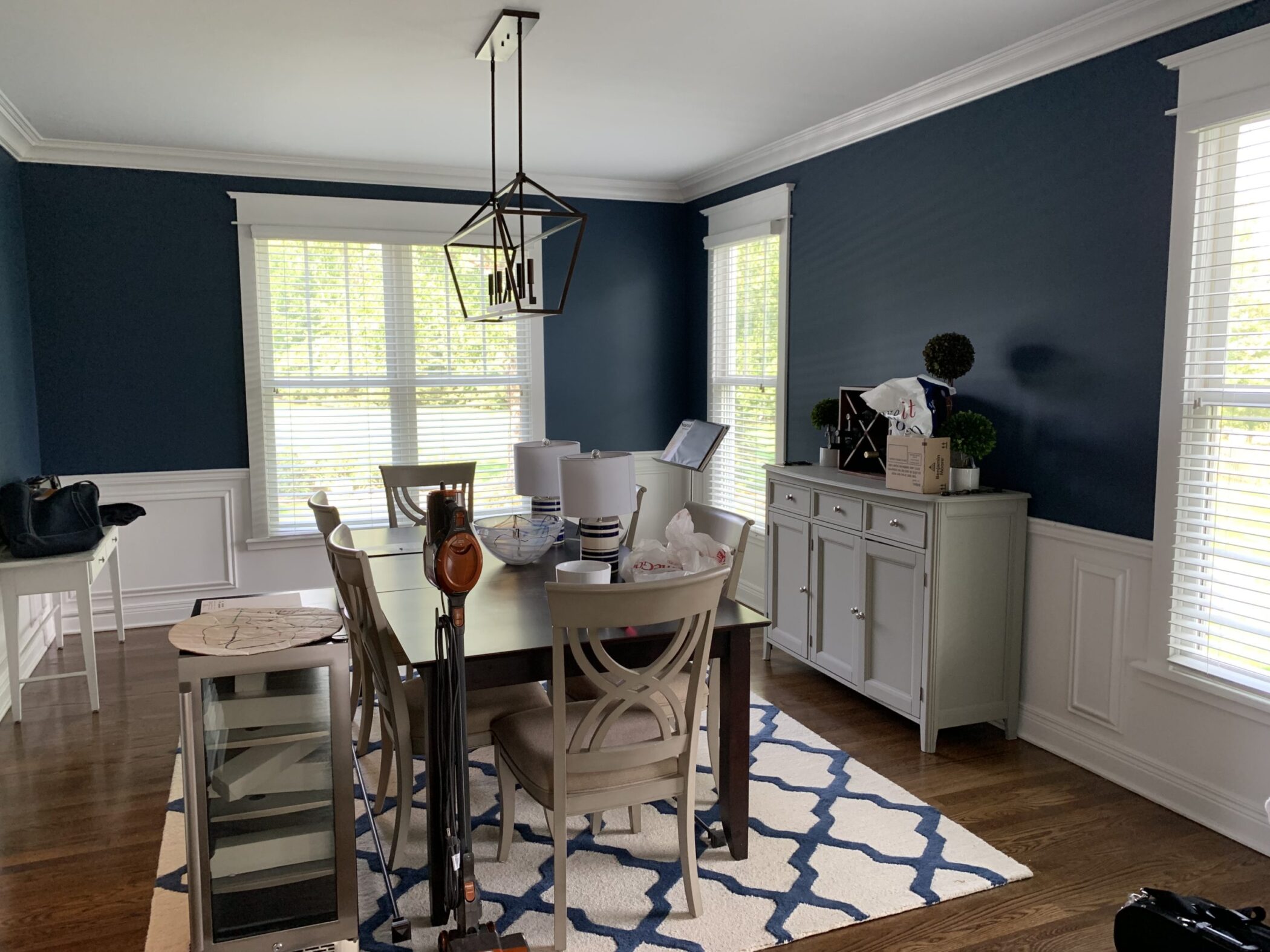 residential paint project - dining room painting