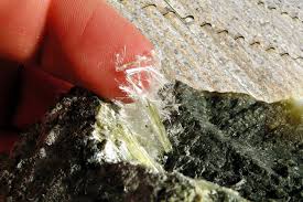 Asbestos fibres-