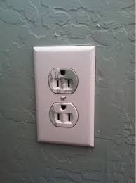 nasty looking painted outlets 