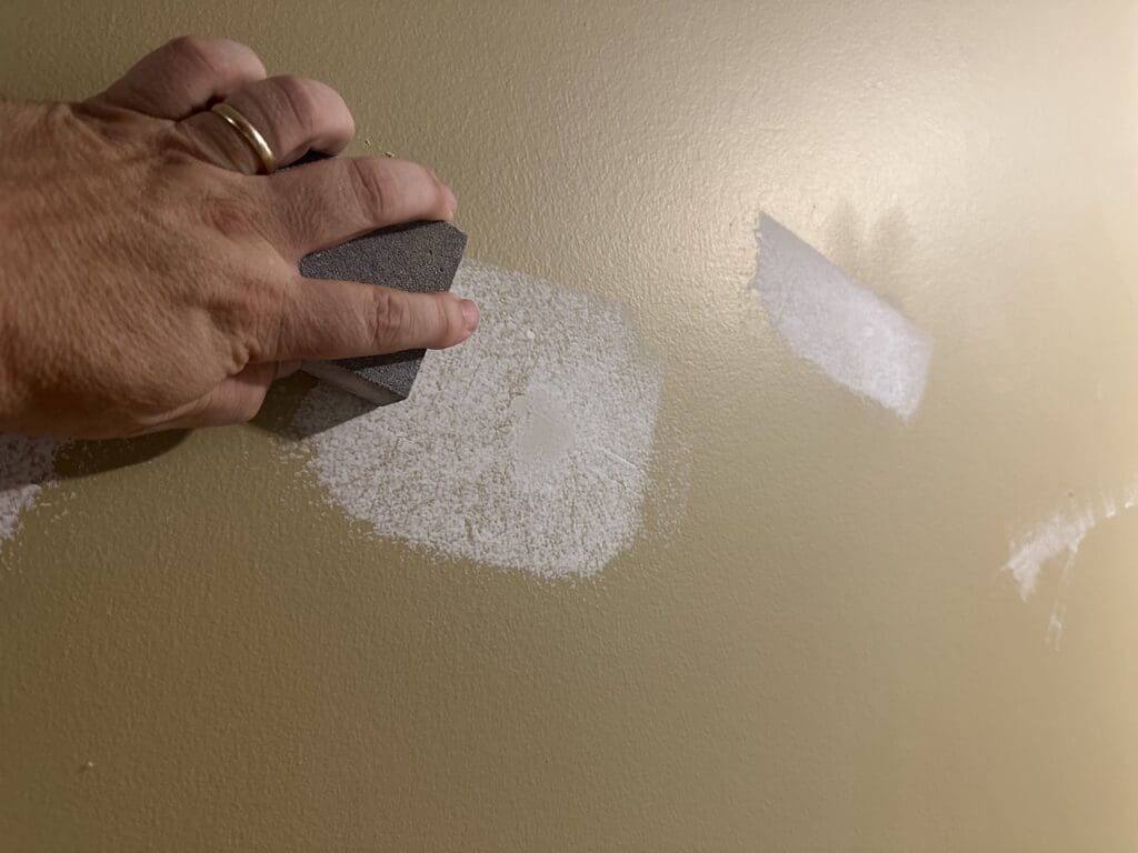 small drywall repairs before painting