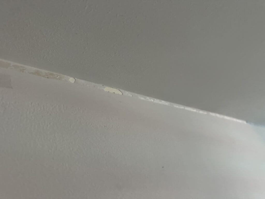 damaged drywall from tape