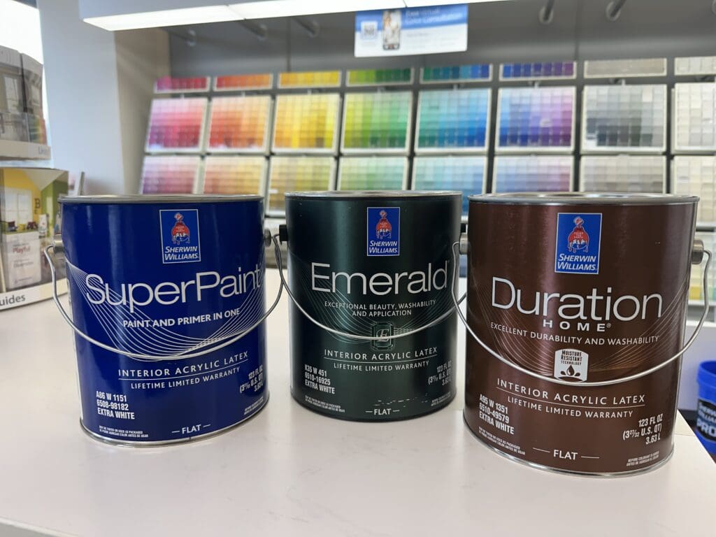 Sherwin Williams flat paint