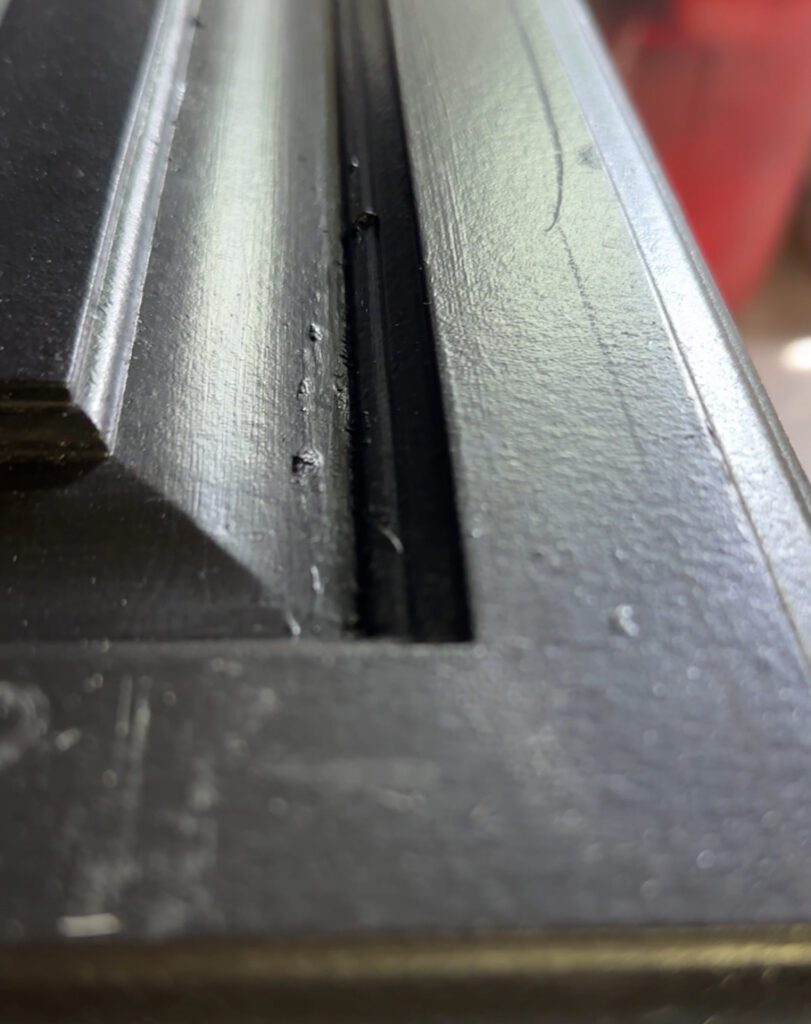 cabinets with rolller lines one of theTop 7 DIY Cabinet Painting Problems