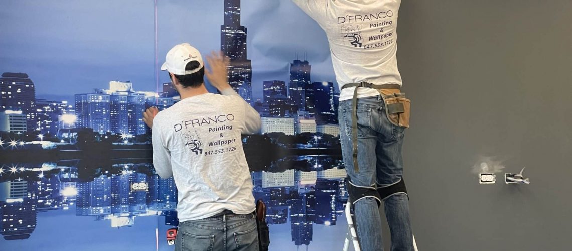 commercial wallpaper installers - dfranco wallpaper elgin