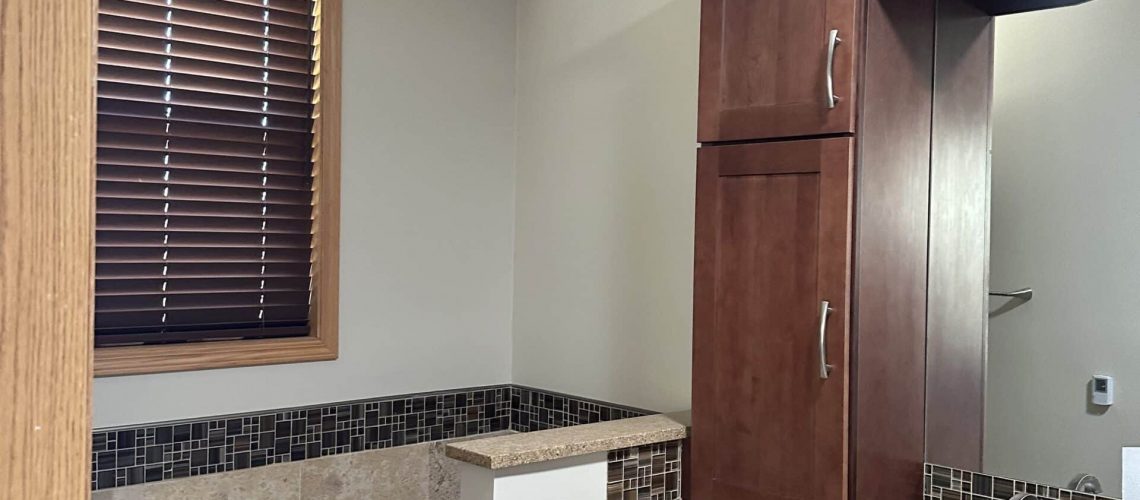 modern bathroom, wallpaper installation, painting service Illinois